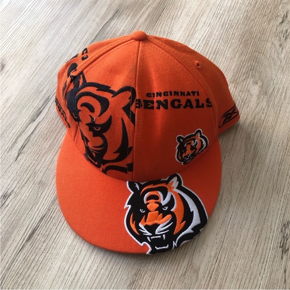 NFL Cincinnati Bengals Orange and Black Logo Cap